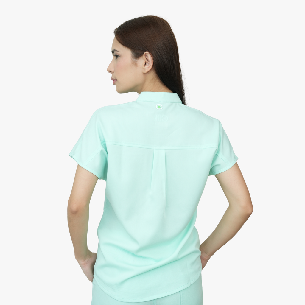 Forge Mandarin Scrub Top — Summer Collection
