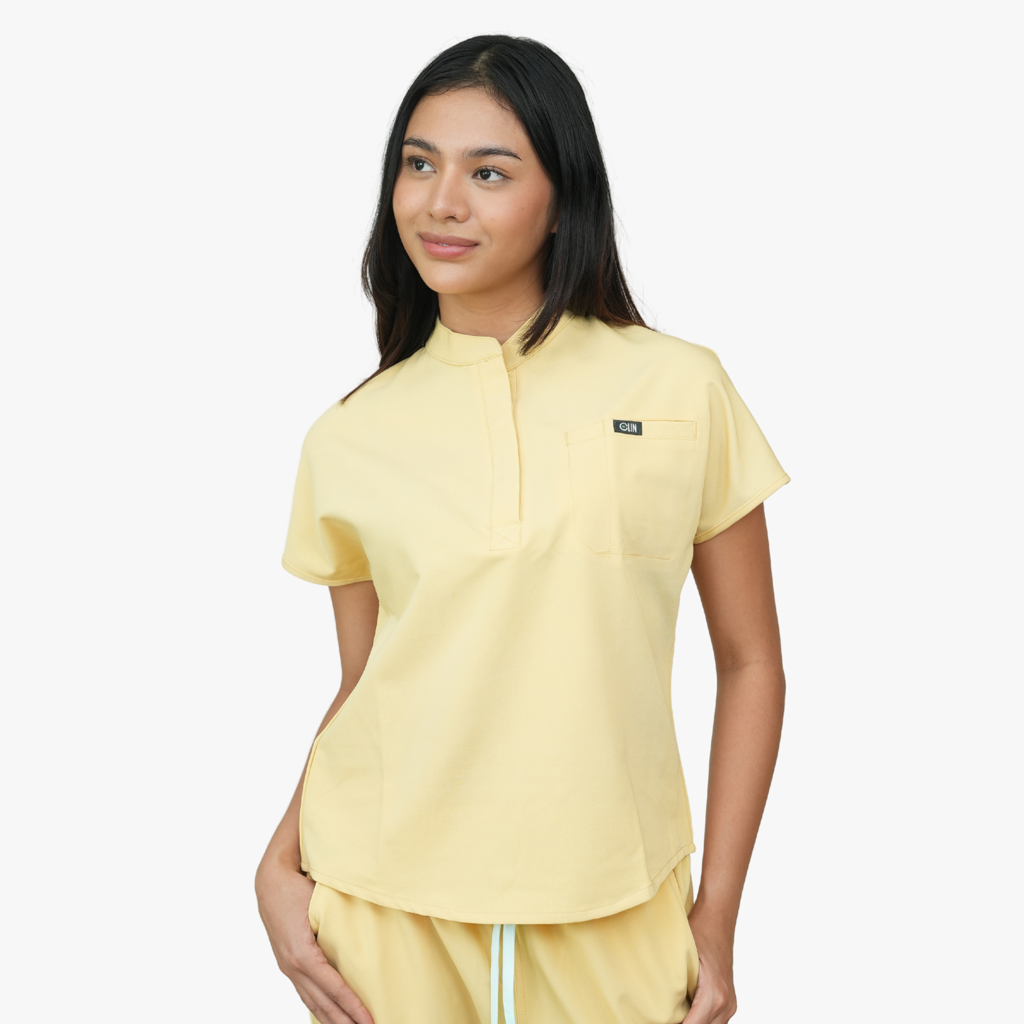 Forge Mandarin Scrub Top — Summer Collection