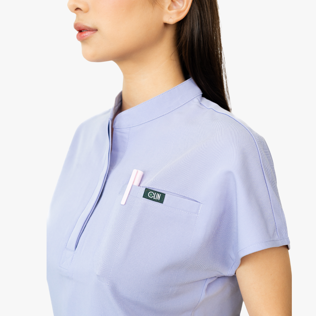 Forge Mandarin Scrub Top — Summer Collection