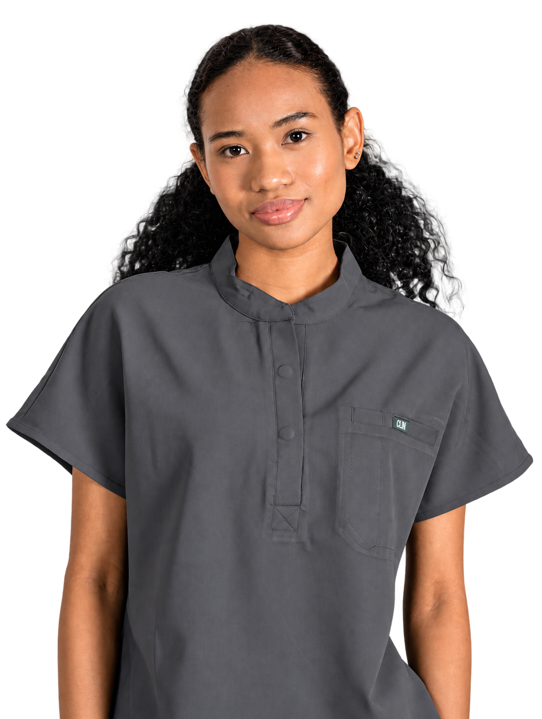 Forge Mandarin Scrub Top