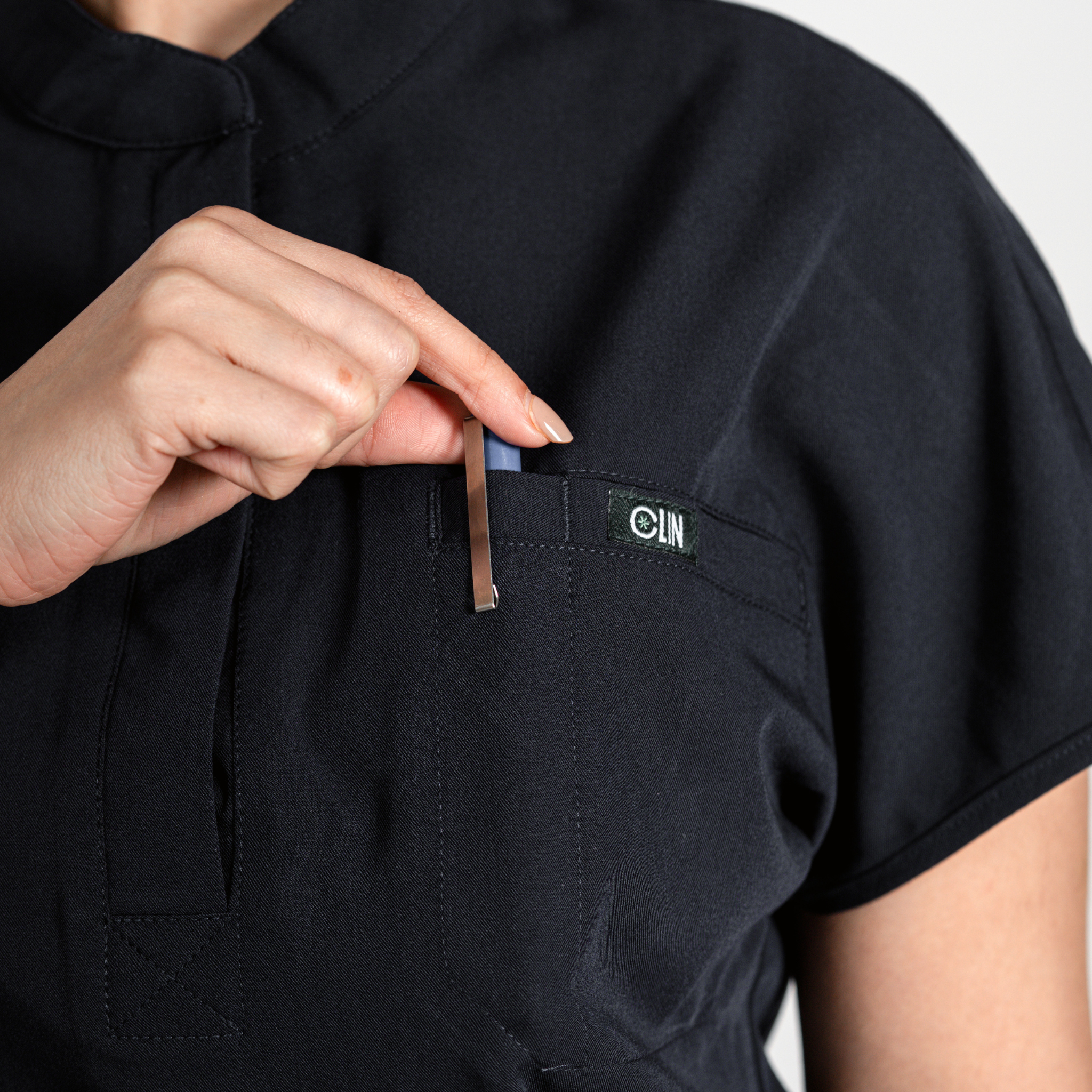 Forge Mandarin Scrub Top