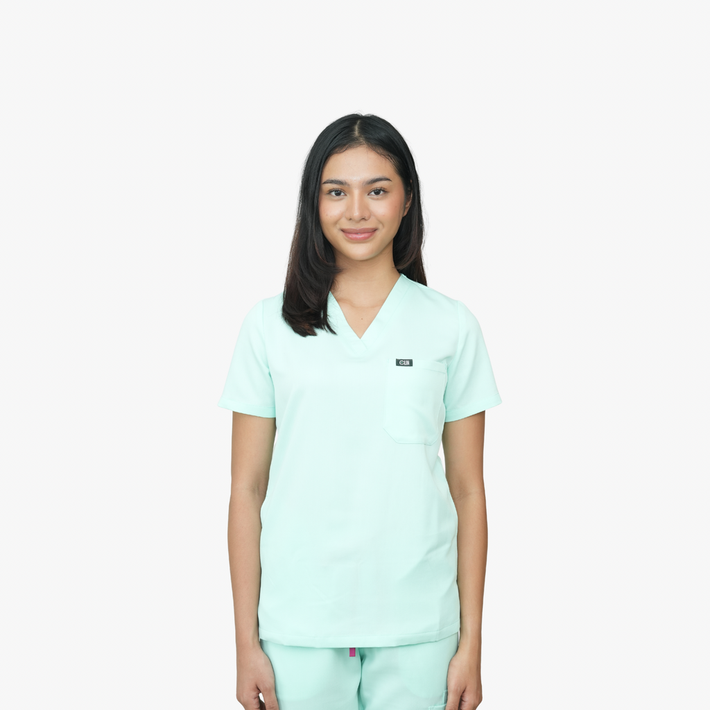 Dawn V-Neck Scrub Top — Summer Collection