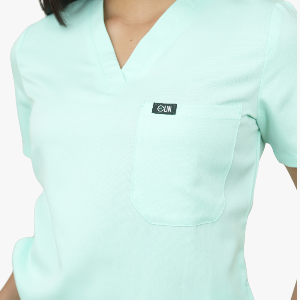 Dawn V-Neck Scrub Top — Summer Collection