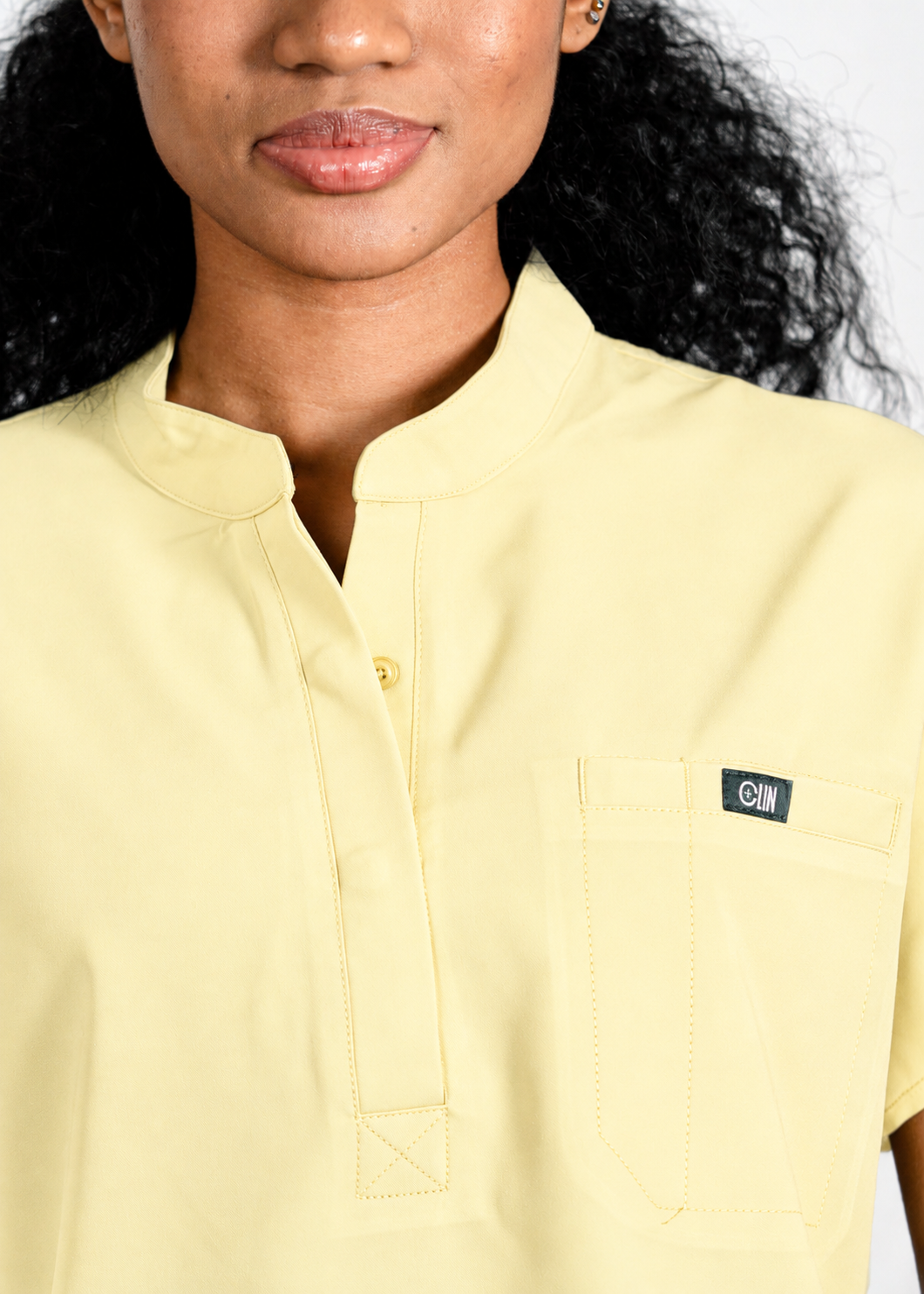 Forge Mandarin Scrub Top — Summer Collection
