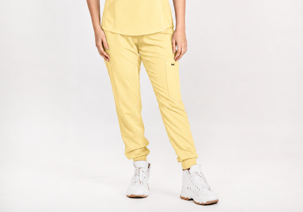 Elara Jogger Scrub Pants — Summer Collection